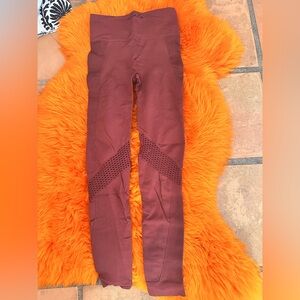 Maroon unique Leggings  unique and very good used condition. Bought never wore